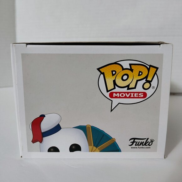 Pop! Movies - Ghostbusters Afterlife - Mini Puft w/ Cocktail Umbrella #934 - Picture 7 of 8